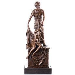 Emberkereskedő - bronz szobor képe